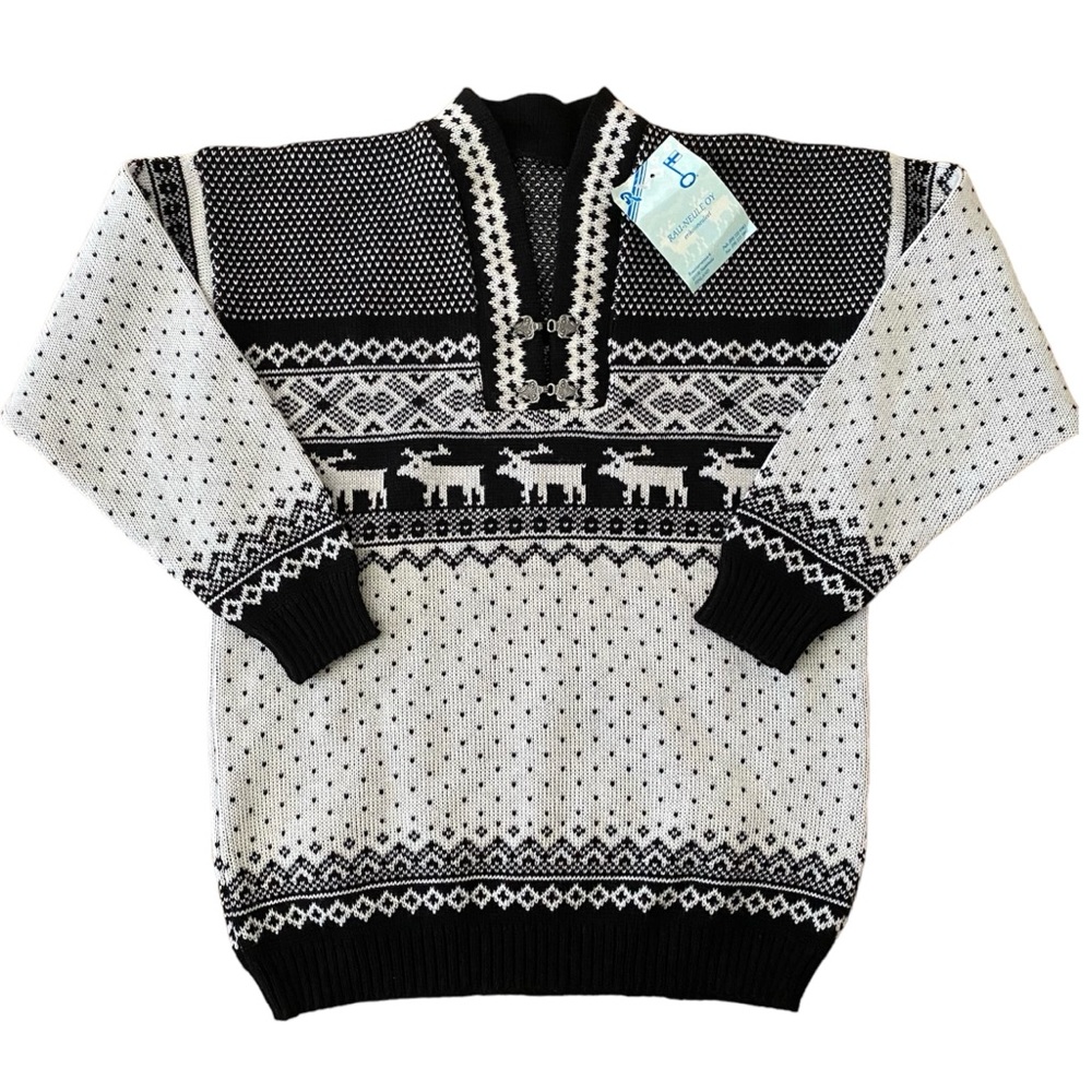 Unisex Vintage Finland Nordic sweater size M